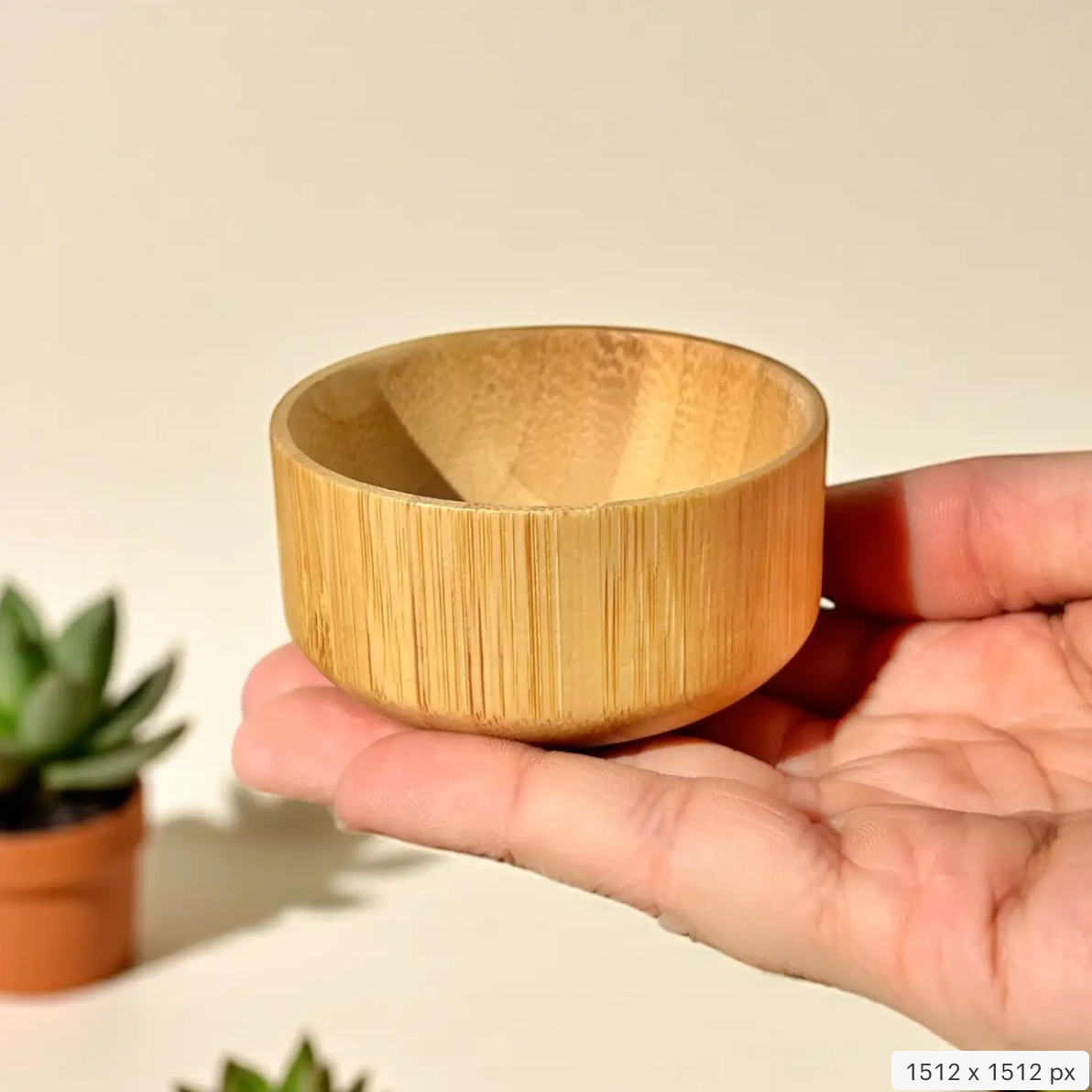 Bamboo Serving Bowl | Natural Wood Serveware