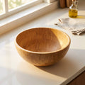 Bamboo Serving Bowl | Natural Wood Serveware