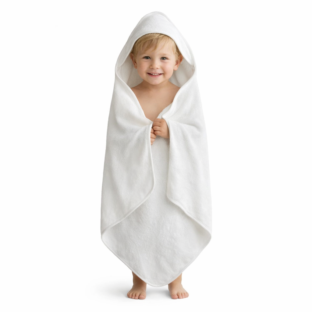 Bamboo Hooded Baby Towel | Ultra-Soft Bath Towel for Newborns & Infants