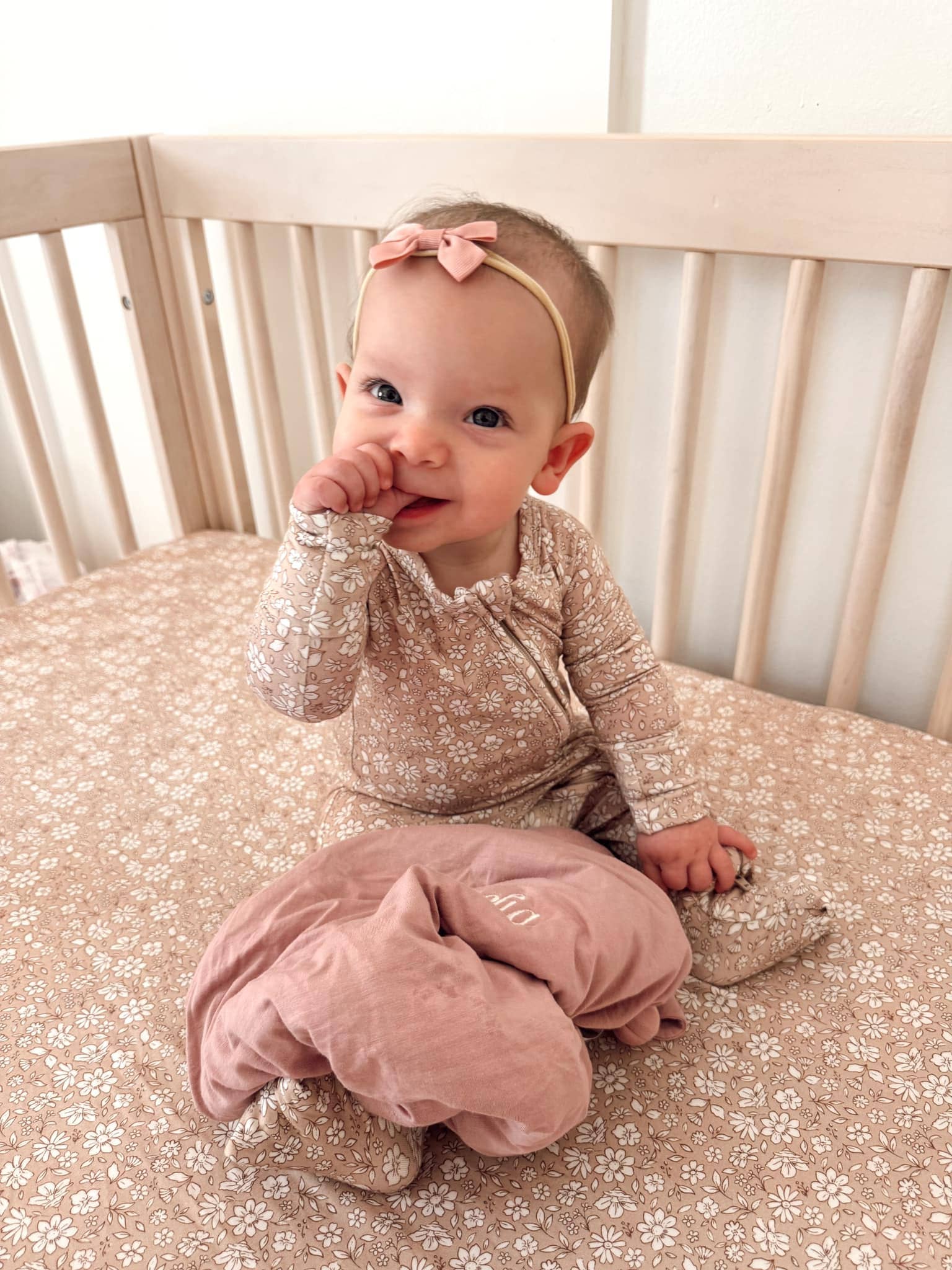 Bamboo Puppy Lovey Blanket | Baby Security Blanket
