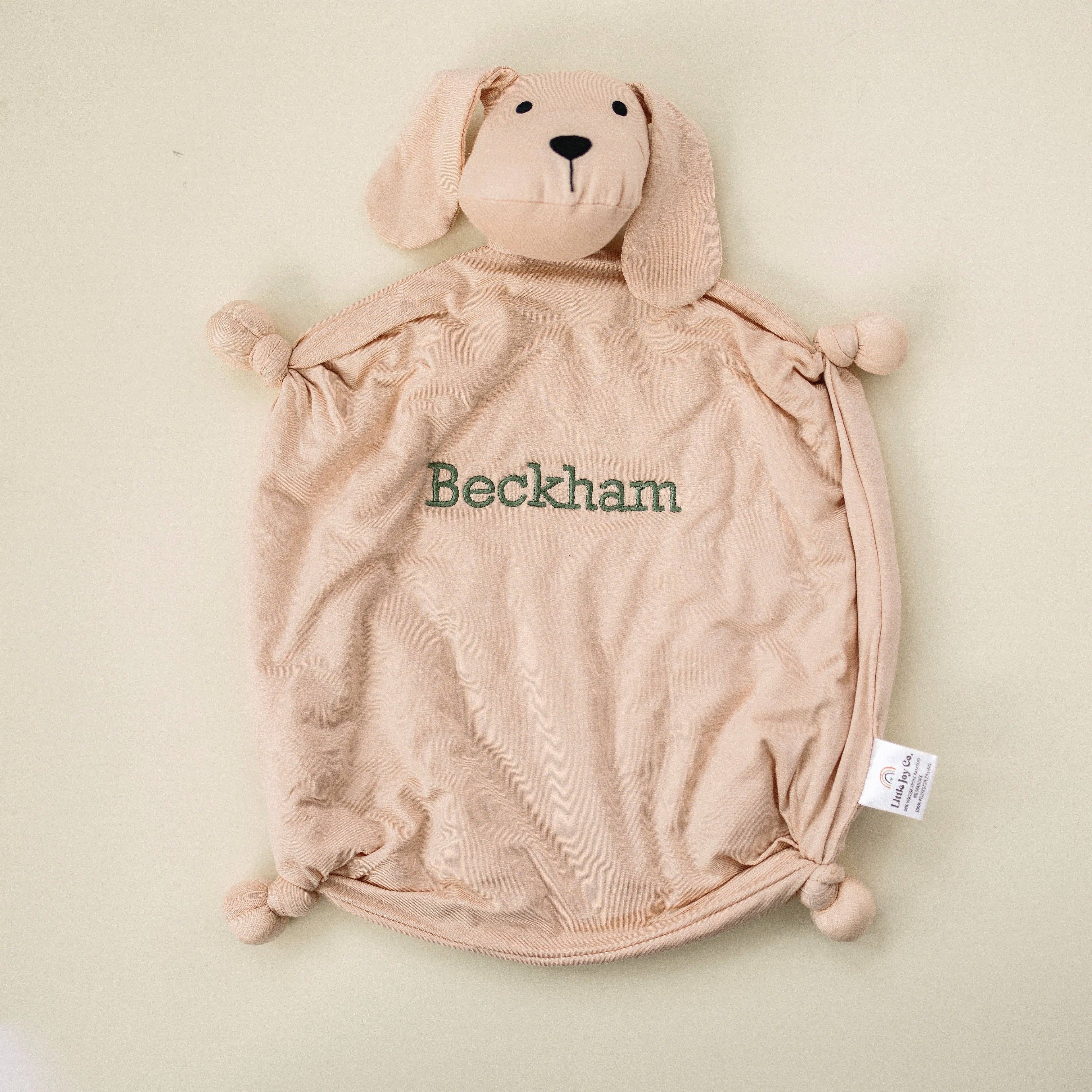 Bamboo Puppy Lovey Blanket | Baby Security Blanket